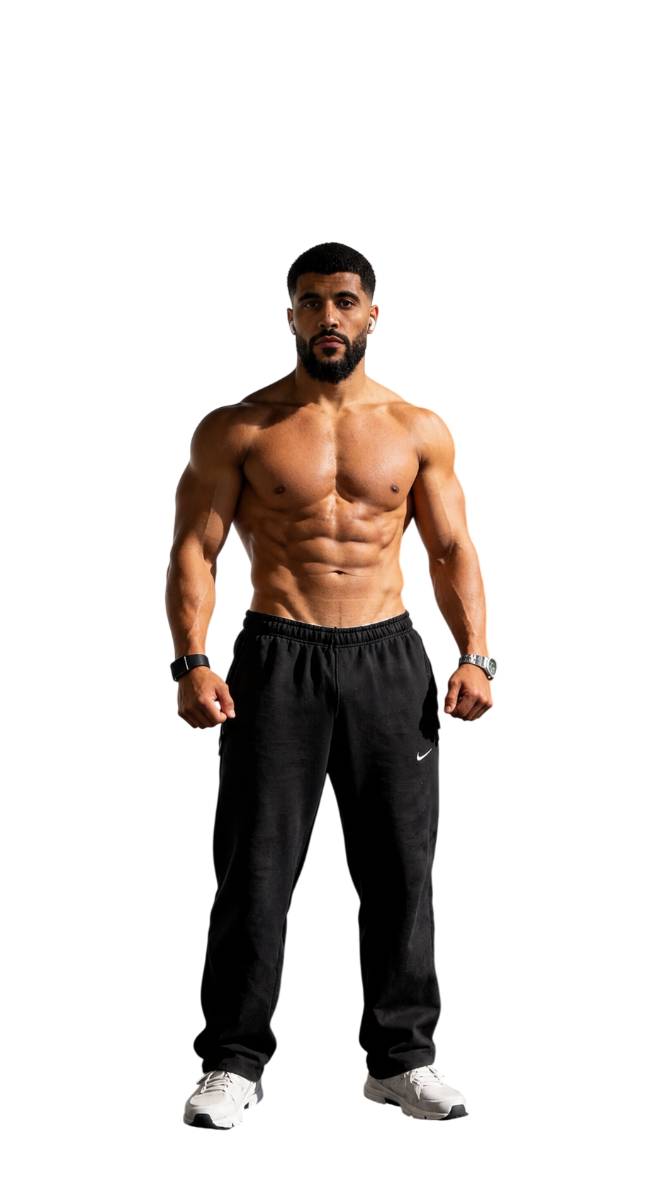 Oussama Ben Saleh, athletic performance portrait